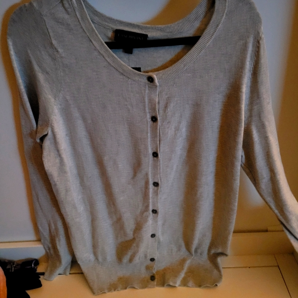 Lane Bryant- Button down sweater